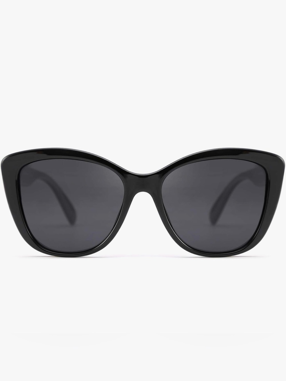 Women's Black Cat-Eye Sunglasses - Sleek Modern Style